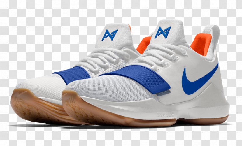 Oklahoma City Thunder Nike Blue Shoe Sneakers - Sportswear Transparent PNG