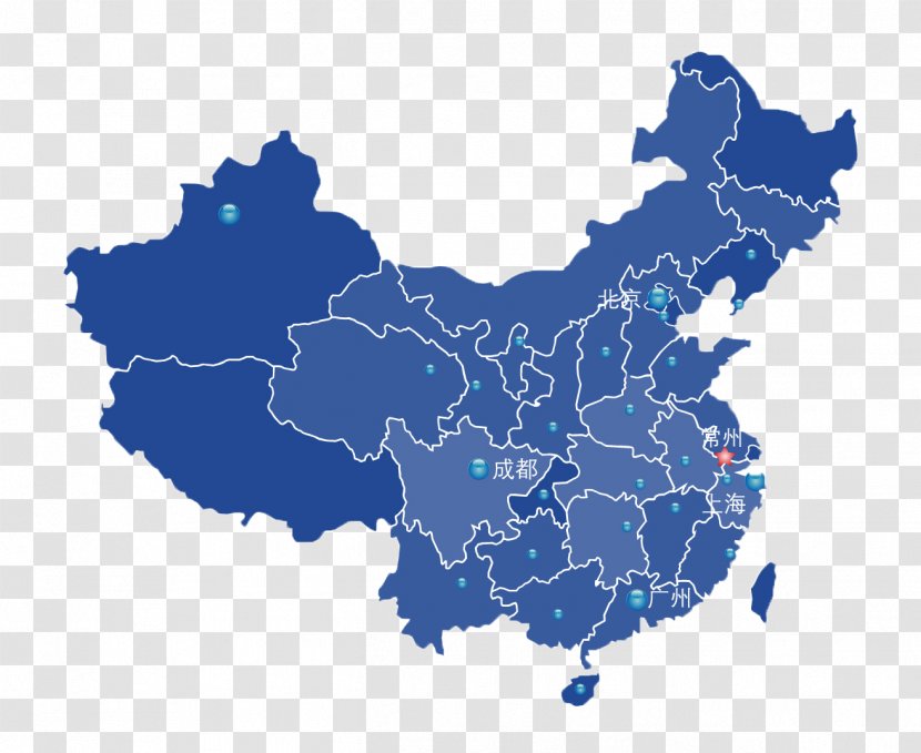 China Otis Elevator Company - Map Transparent PNG