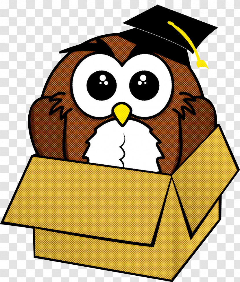 Cartoon Owl Bird Headgear Transparent PNG