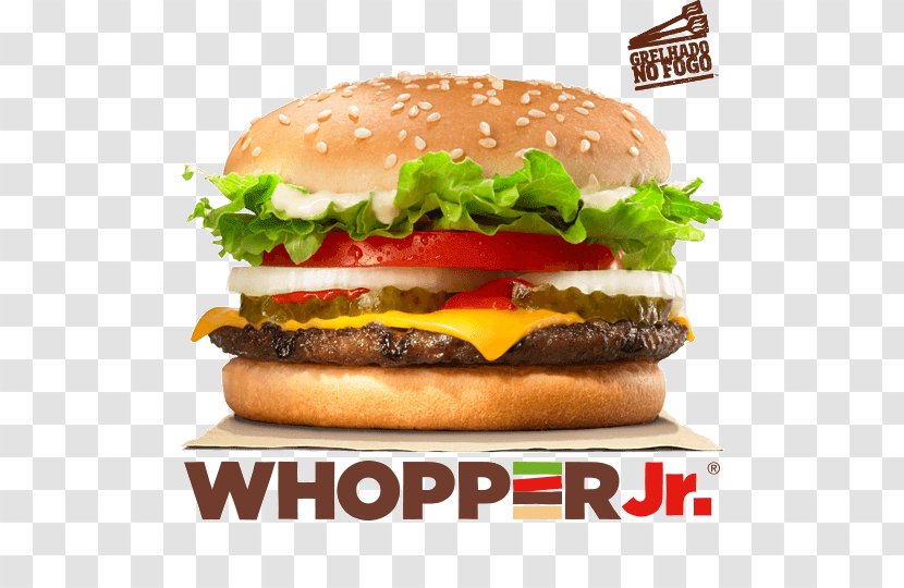 Whopper Hamburger Cheeseburger Bacon Big King - Burger Food Menu Best Transparent PNG