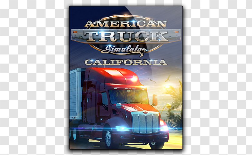 American Truck Simulator Euro 2 California Xbox 360 Excalibur Publishing - Video Game - Icon Transparent PNG