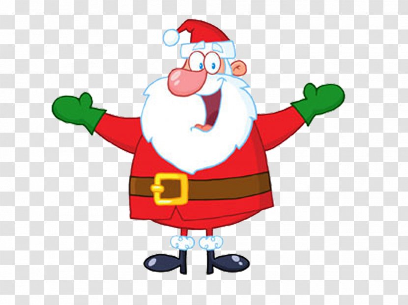 Santa Claus Royalty-free Clip Art - Stock Footage - Cheerful Transparent PNG