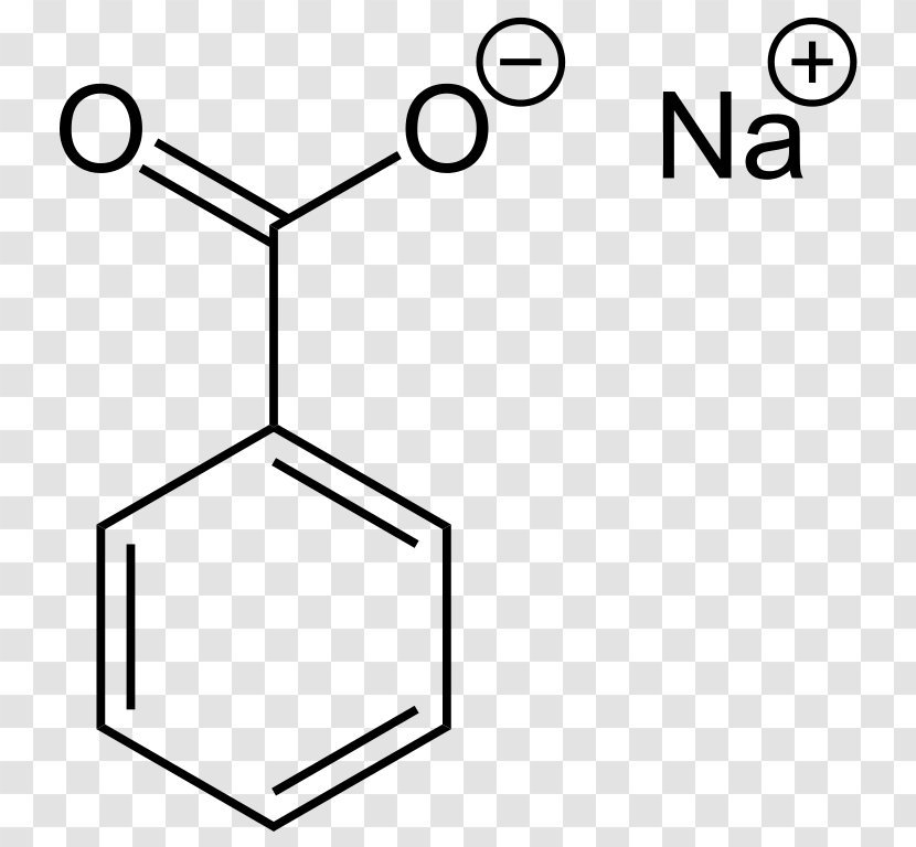 Sodium Benzoate Preservative Benzoic Acid Food - Diagram - Salt Transparent PNG