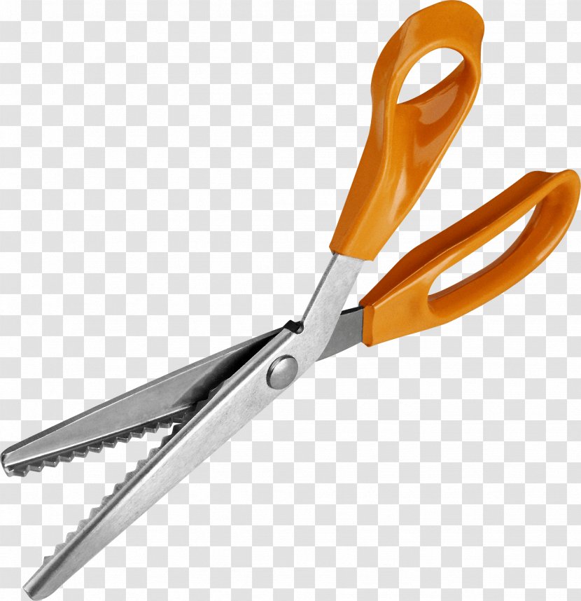 Scissors - Textile - Orange Image Download Transparent PNG