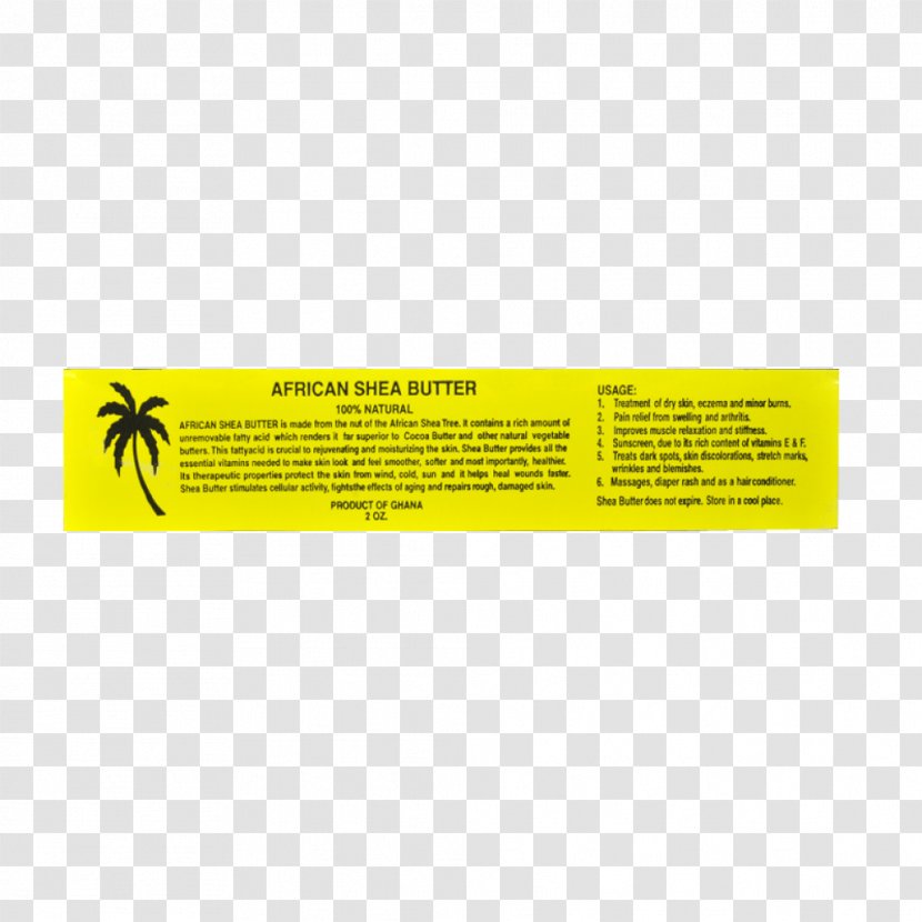 African Cuisine Cream Shea Butter Label - Text - 100-natural Transparent PNG