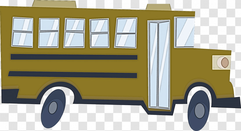 Car Bus Transport Yellow Automobile Engineering Transparent PNG