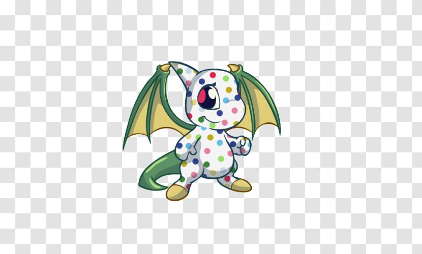 Neopets Clip Art Game Color - Fictional Character - Polka Dot Transparent PNG