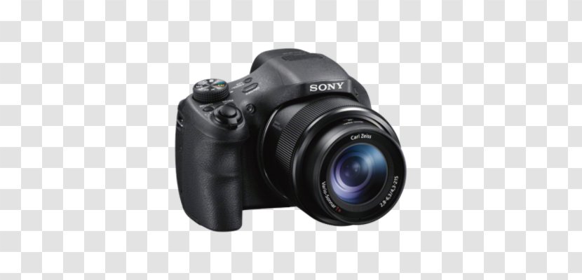Sony Cyber-Shot DSC-HX300 20.4 MP Compact Digital Camera - Black Cyber-shot DSC-H300 Deluxe Kit DSC-HX350 Hardware/Electronic Point-and-shoot CameraCamera Shooting Transparent PNG