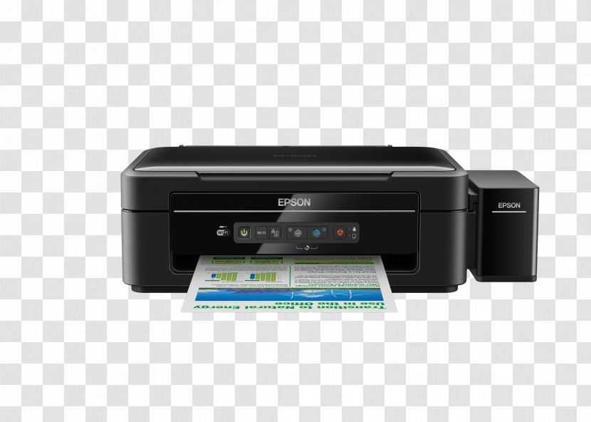 Epson Multi-function Printer Inkjet Printing - Ink Transparent PNG