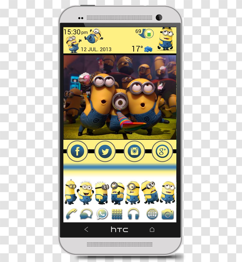 Feature Phone Printing Canvas Print Comedian Poster - Multimedia - Minions Hd Transparent PNG