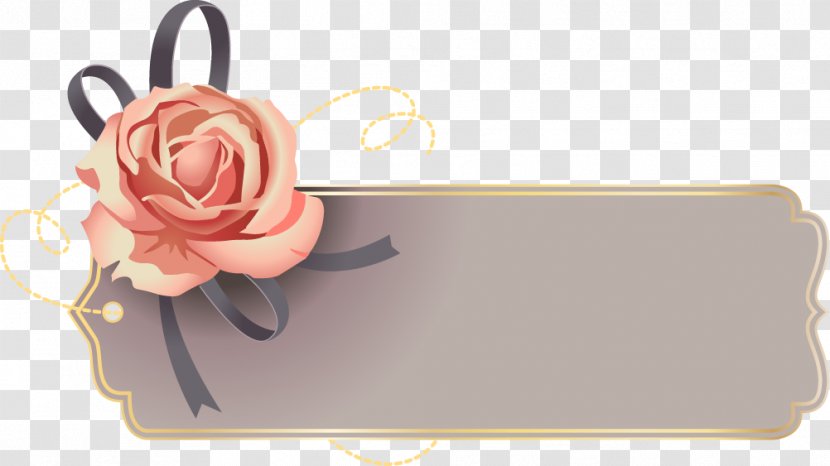 Rose Painting - Family - Fine European Retro Roses Border Transparent PNG