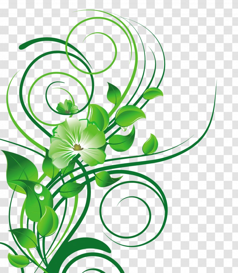 Flower Green - Petal - Vector Transparent PNG