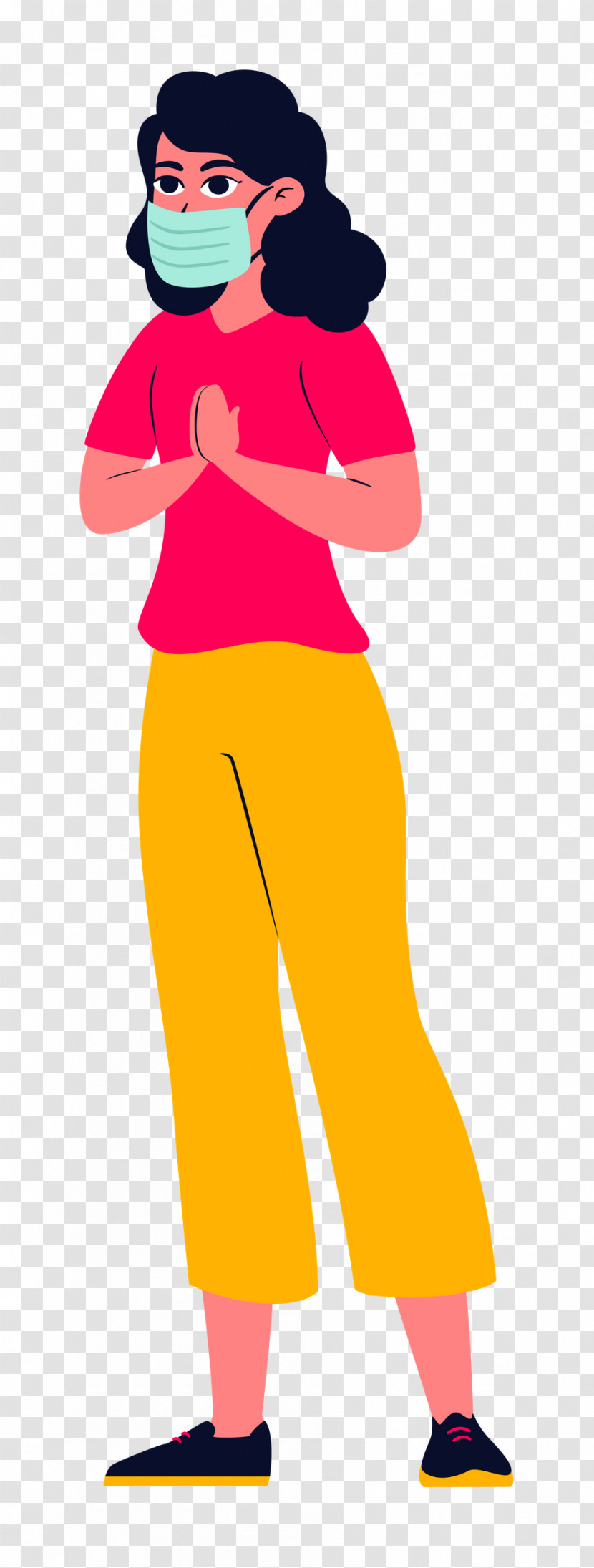 Girl With Mask Girl Mask Transparent PNG