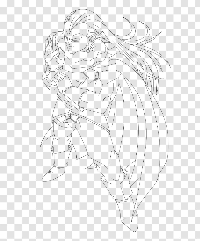 Drawing Cartoon Line Art Sketch - Tree - Chrono Trigger Transparent PNG