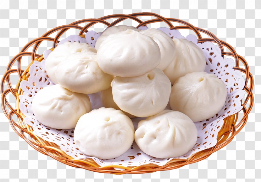 Baozi Chinese Cuisine Dim Sum Stuffing Noodles - Basket Of Buns Transparent PNG