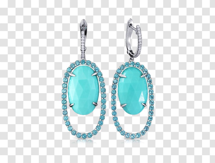 Turquoise Earring Body Jewellery Emerald - Private Appointment Transparent PNG