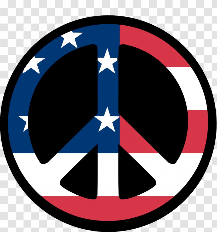 United States Peace Symbols Woodstock Hippie - Civil Resistance - American Flag Graphic Transparent PNG