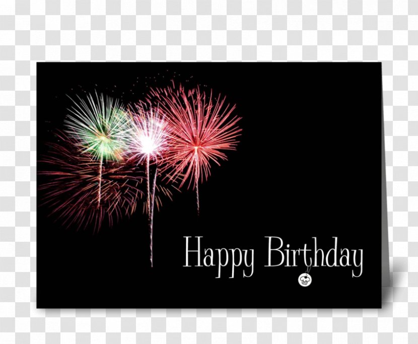 Fireworks Greeting & Note Cards Birthday Cake Party - Explosive Material Transparent PNG
