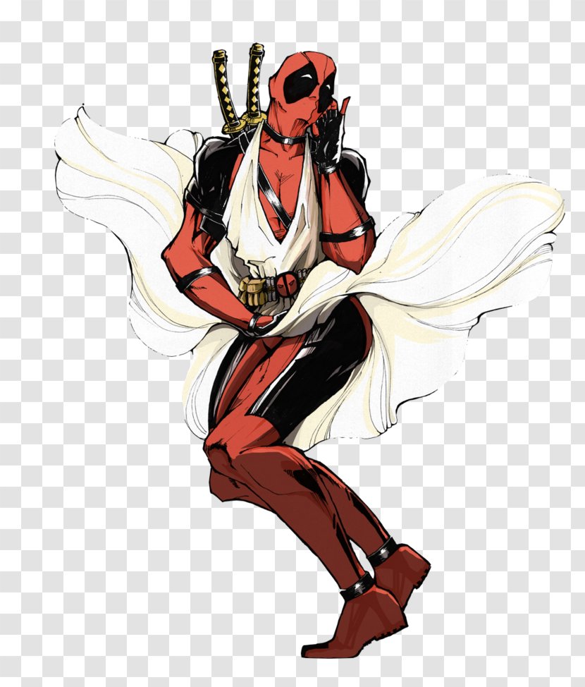 Deadpool Spider-Man Comic Book Comics Fan Art - Fictional Character - Chimichanga Transparent PNG