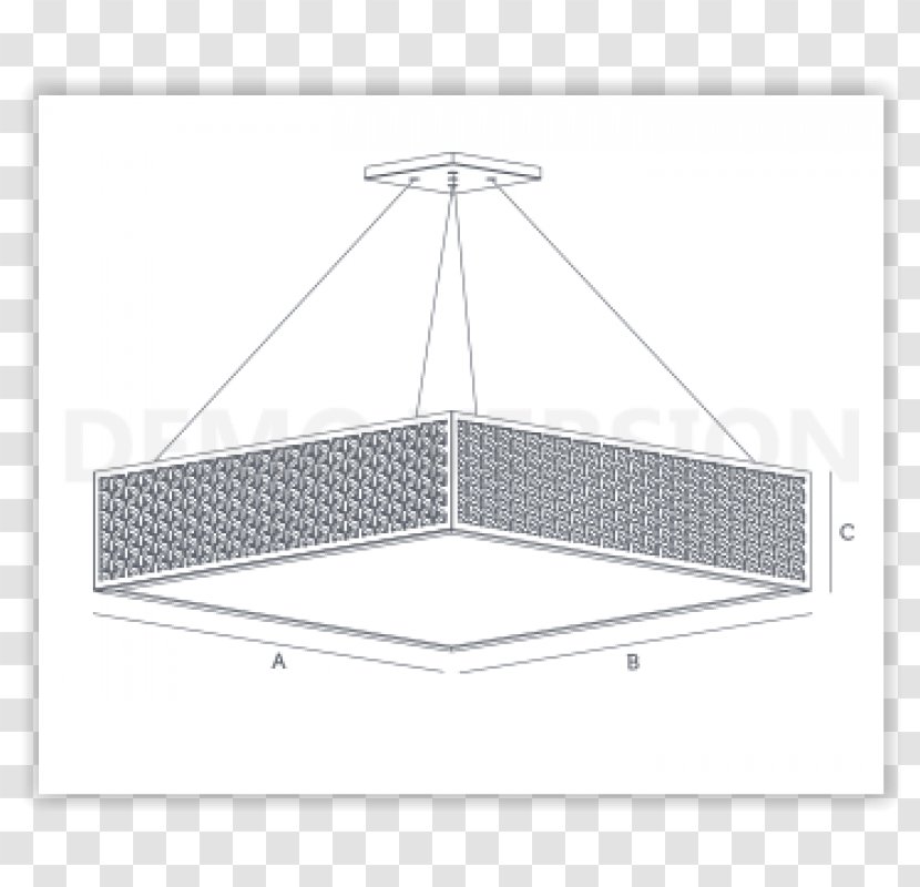 Line Angle Daylighting - Light Fixture Transparent PNG