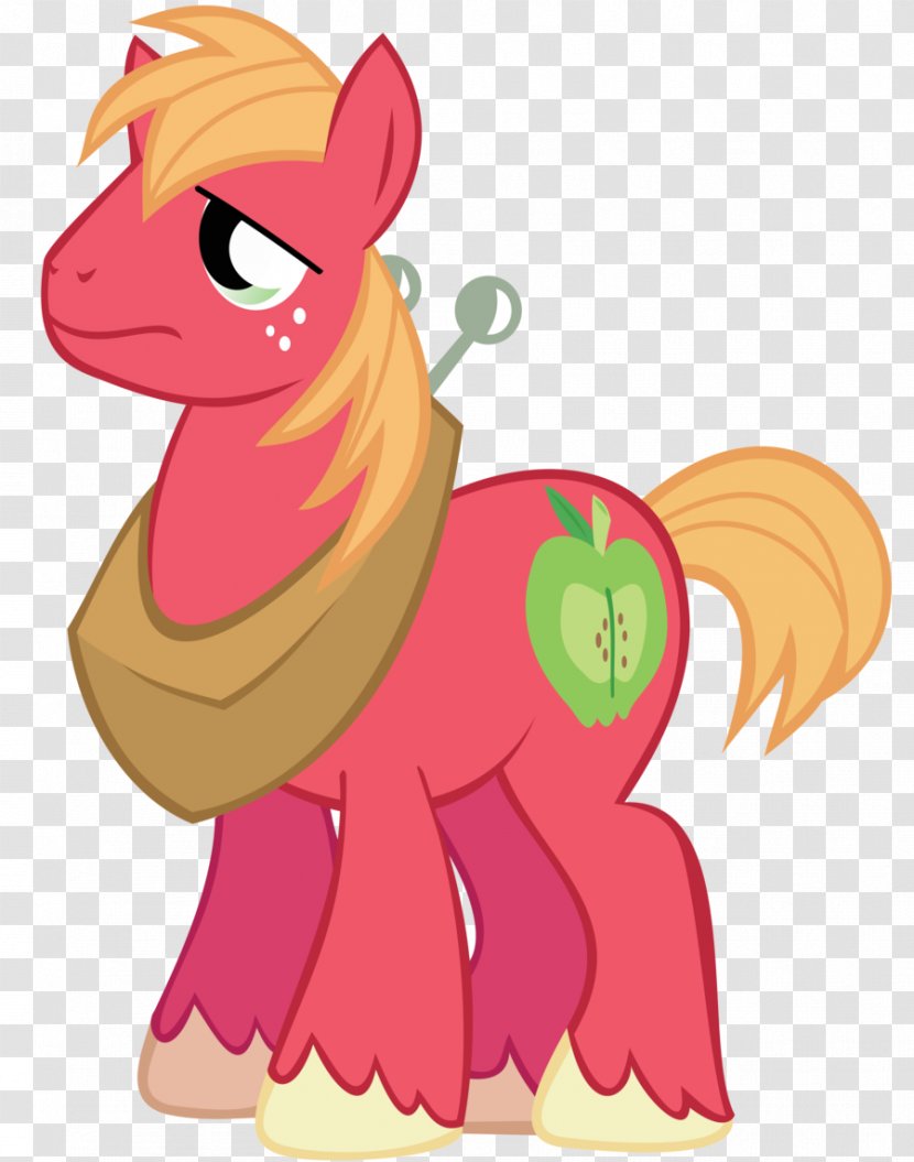 Big McIntosh Applejack Pony McDonald's Mac Apple Bloom - Horse Like Mammal Transparent PNG
