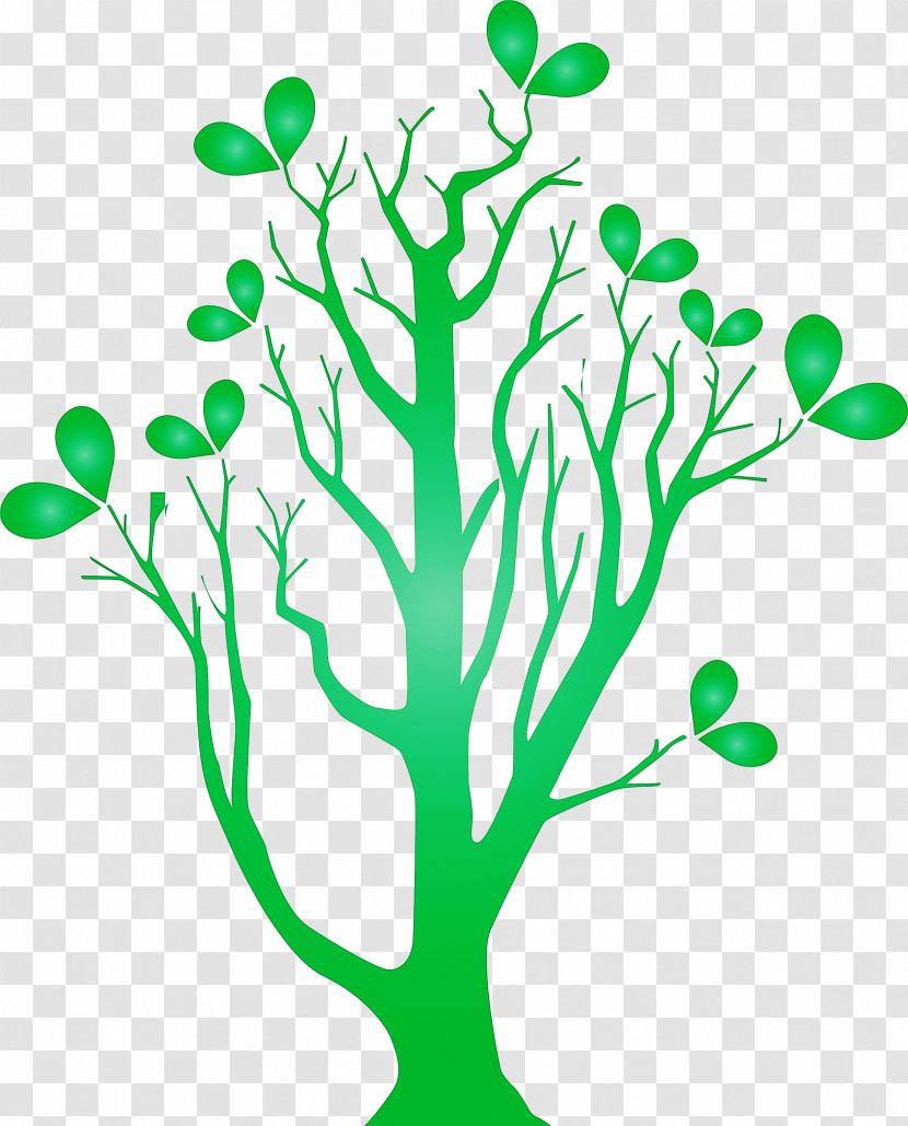Green Leaf Plant Plant Stem Tree Transparent PNG