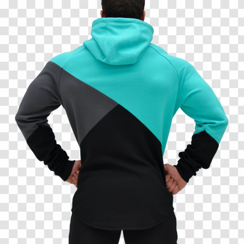 Hoodie Polar Fleece Turquoise Teal Red - Span And Div Transparent PNG