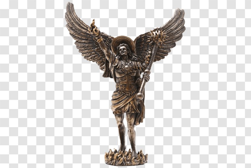 Michael Gabriel Archangel Uriel Statue - Selaphiel - Angel Transparent PNG