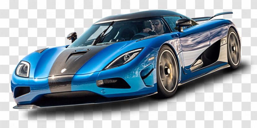 Koenigsegg Agera R One:1 Sports Car - Motor Vehicle - Blue Transparent PNG