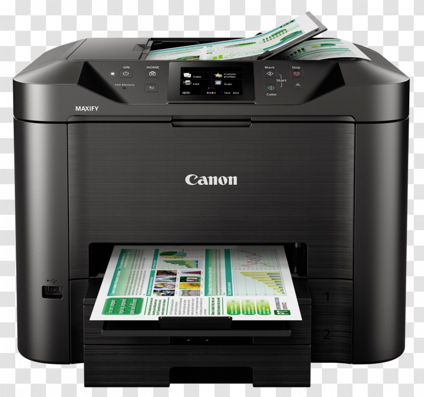 Multi-function Printer Canon MAXIFY MB5420 Inkjet Printing - Maxify Mb5420 Transparent PNG