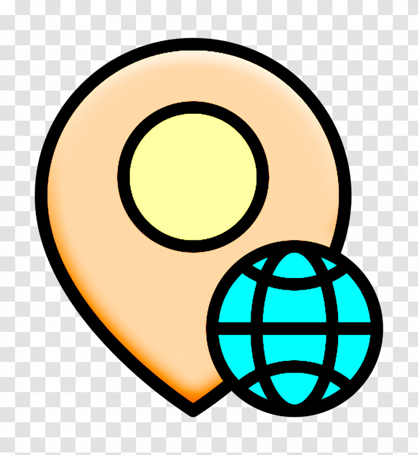 Globe Icon Navigation Icon Pin Icon Transparent PNG