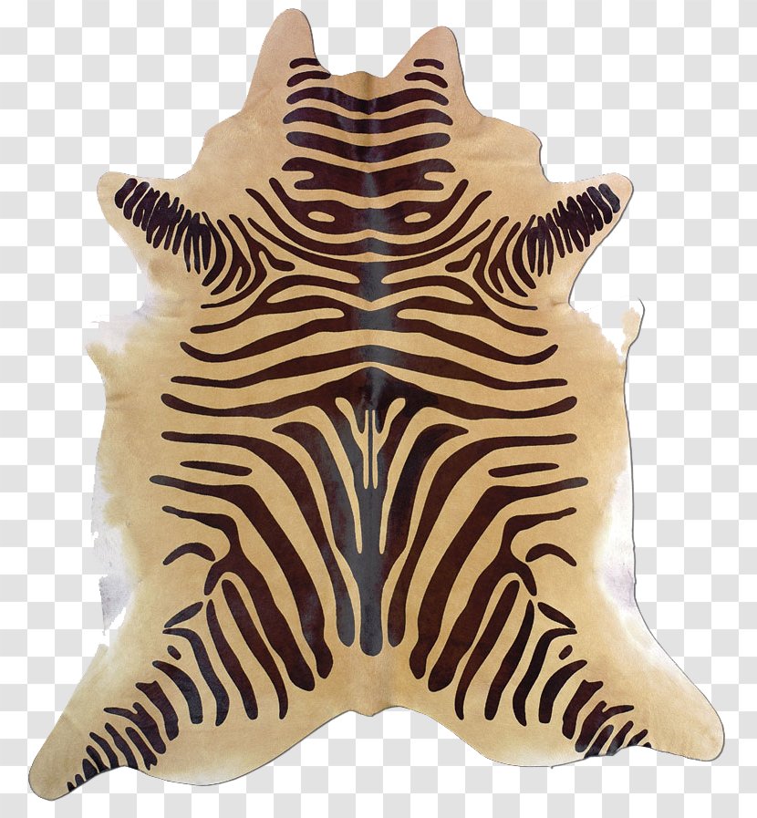 Carpet Cowhide Zebra Animal Print Tufting - Tiger Skin Transparent PNG