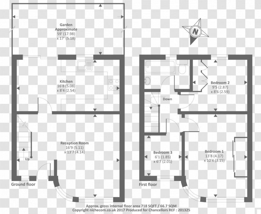 Floor Plan House Single-family Detached Home Semi-detached Apartment - Diagram Transparent PNG