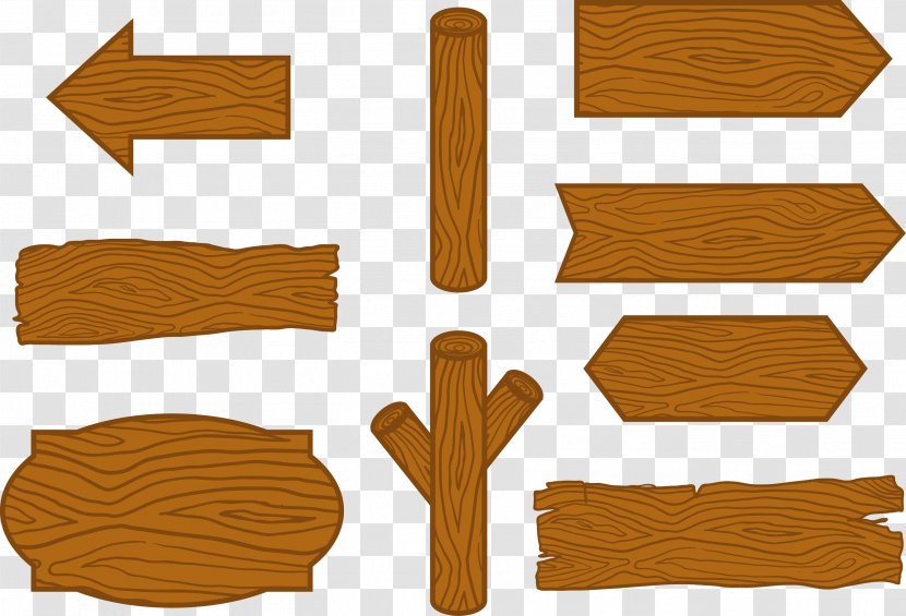 Wood Euclidean Vector Trunk Lumber - Firewood Transparent PNG