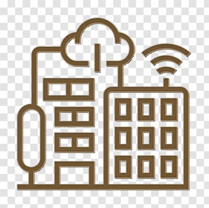 Smart City Icon Technologies Disruption Icon Wifi Icon Transparent PNG