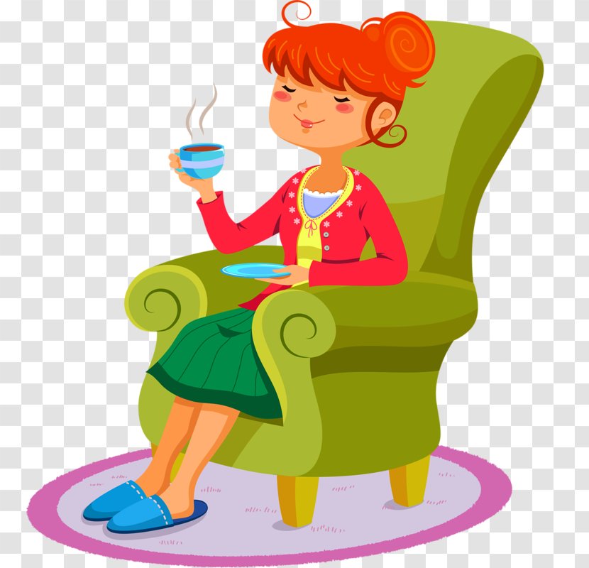 Woman Relaxation Technique Stock Illustration Clip Art - Free Content - Tea Lady Transparent PNG