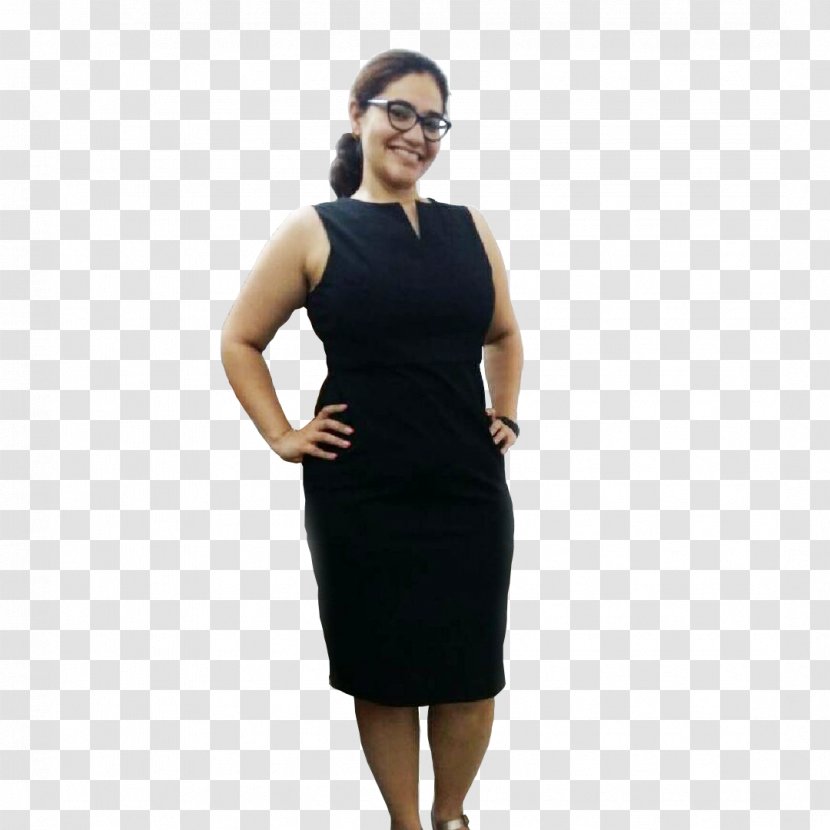 Little Black Dress Sleeve MyHealthBuddy - Fashion Model Transparent PNG