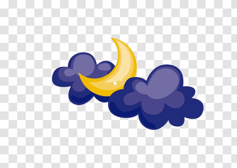 Download Moon Icon - Software - Cartoon Weather Transparent PNG