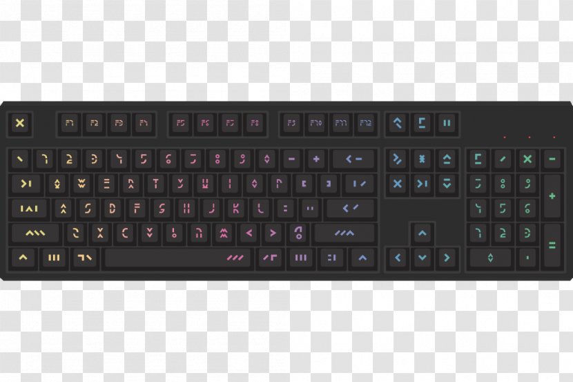 Computer Keyboard YouTube Touchpad Numeric Keypads Laptop - Electronics - Youtube Transparent PNG