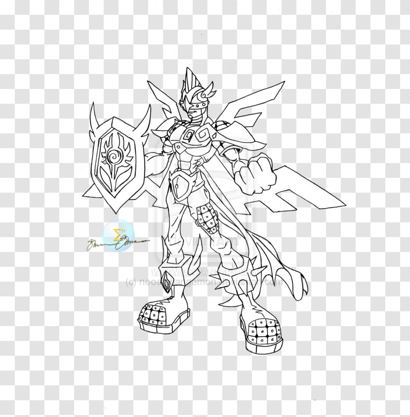 Costume Design Line Art White Sketch - Tree - Angemon Transparent PNG