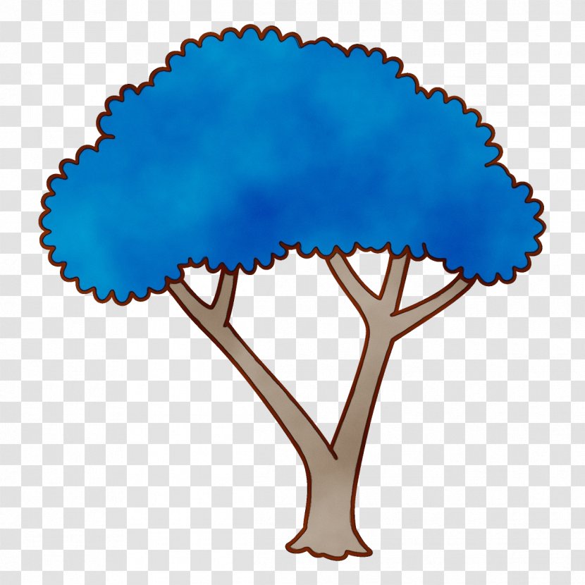 Blue Turquoise Tree Electric Plant Transparent PNG