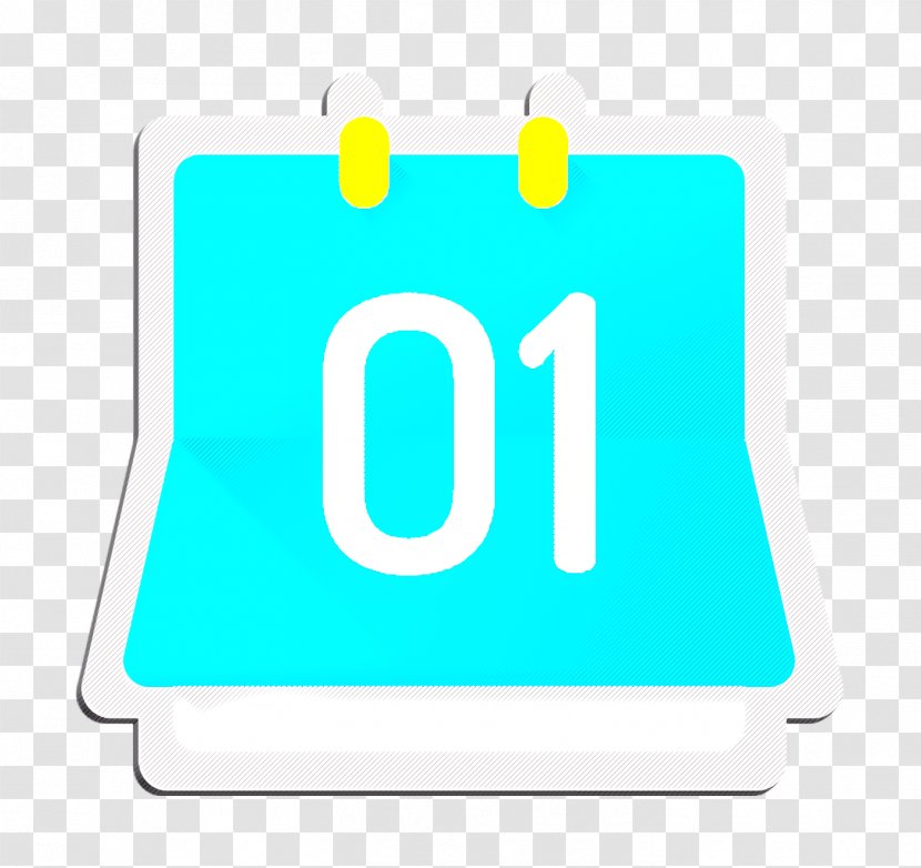 Calendar Icon UI - Ui - Teal Azure Transparent PNG