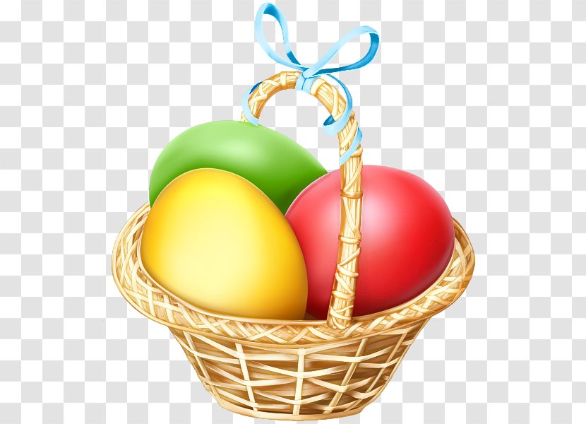 Easter Egg - Gift Basket - Wicker Present Transparent PNG