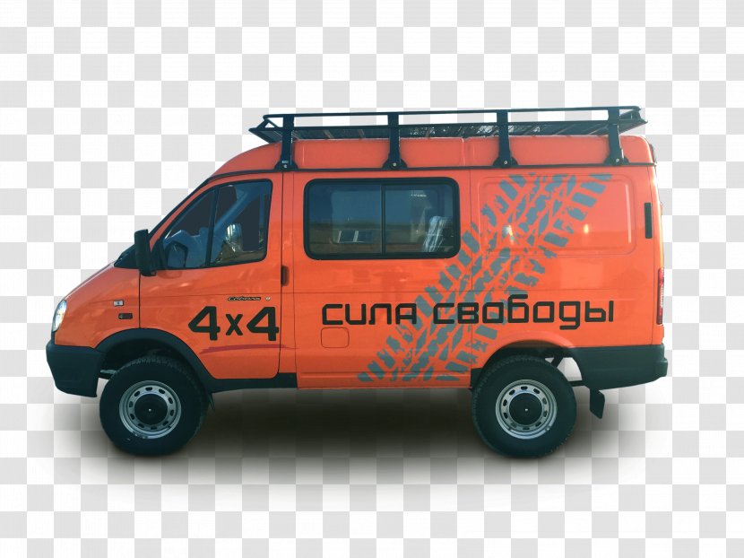 Compact Van Car GAZ Sobol LADA 4x4 - Commercial Vehicle Transparent PNG