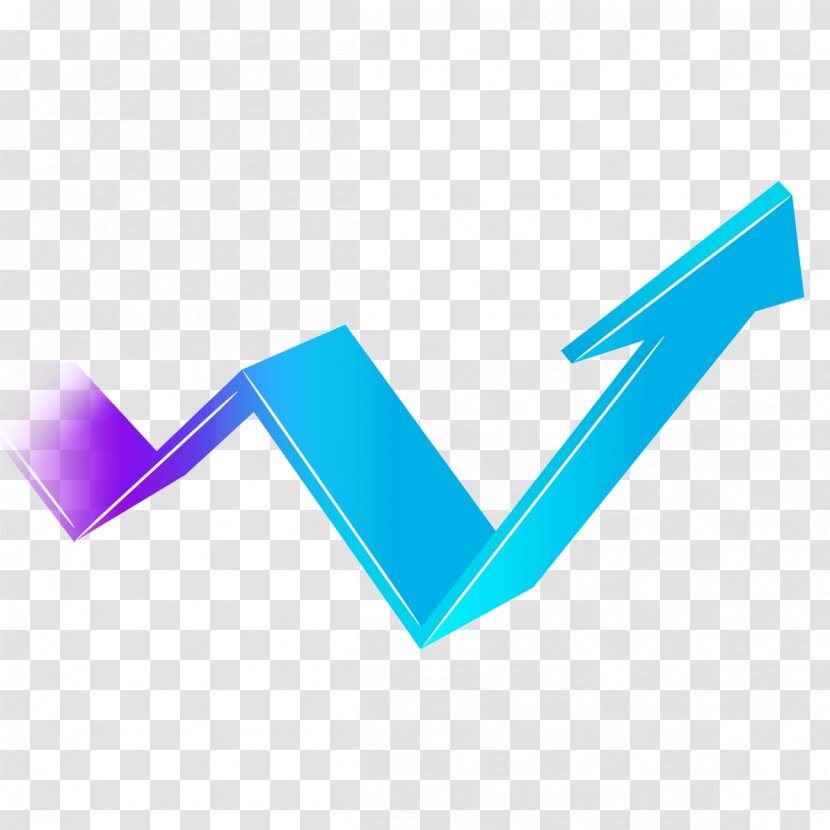 Blue Arrow - Diagram - Designer Transparent PNG