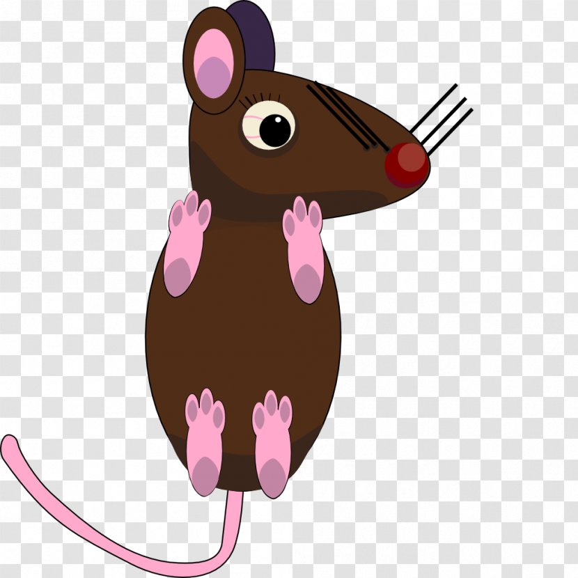 Mouse Whiskers Snout Clip Art - Mammal Transparent PNG