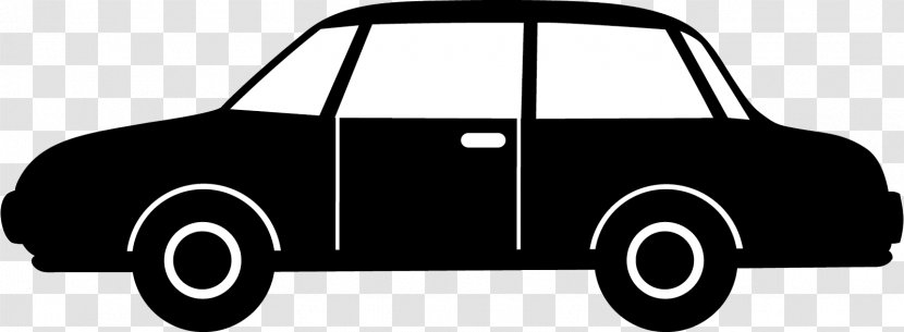 Car Black And White Clip Art - Automotive Design - Silhouette Cliparts Transparent PNG