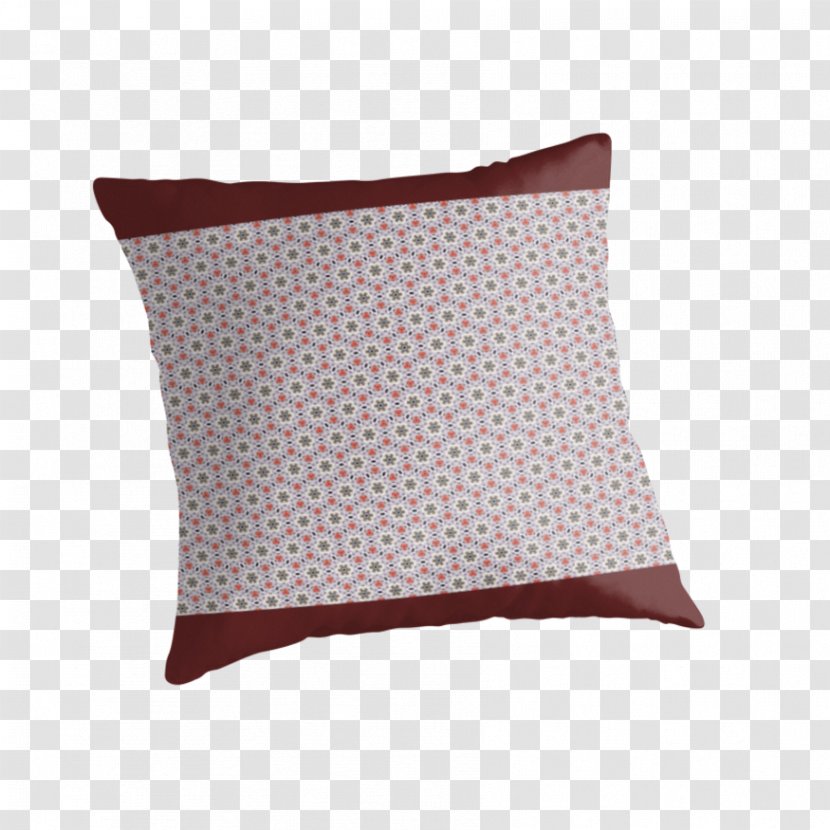 Cushion Pillow Maroon Rectangle - Throw Pillows Transparent PNG
