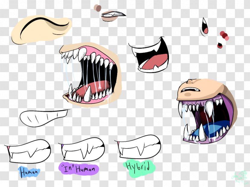 Tooth Drawing Painting Mouth - Cartoon Transparent PNG