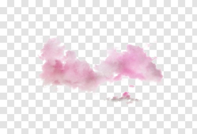 Pink Cloud - Pattern - Ink Clouds Transparent PNG